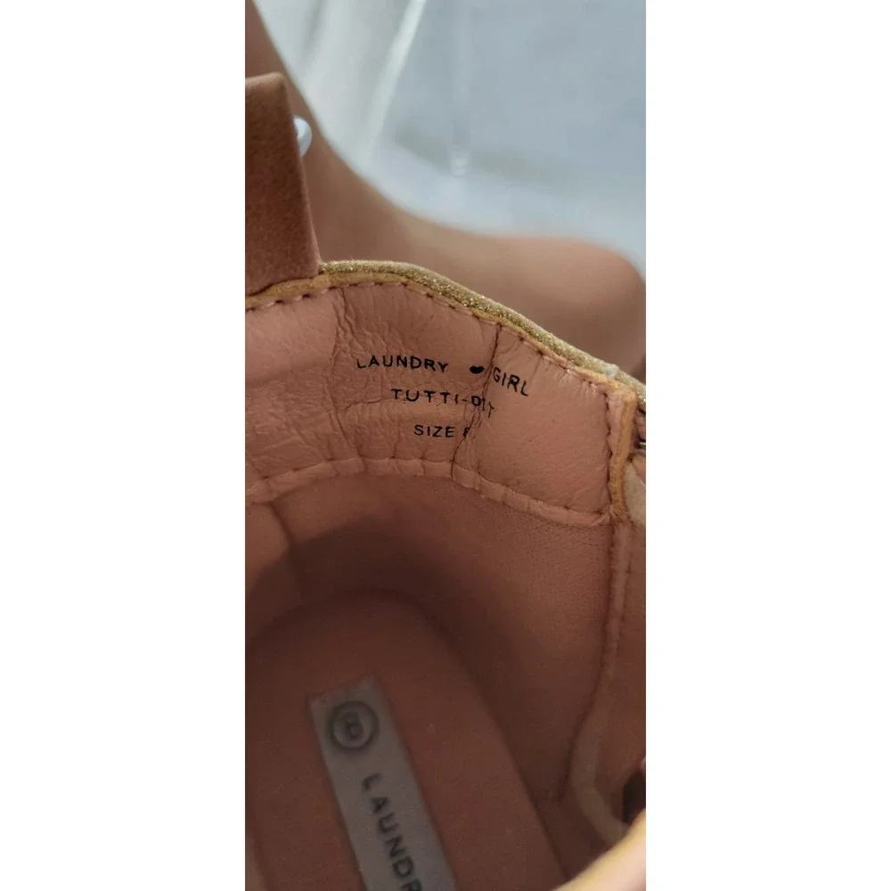 Laundry  Heart  Girls Ankle  Pink Boots‎ Size 8